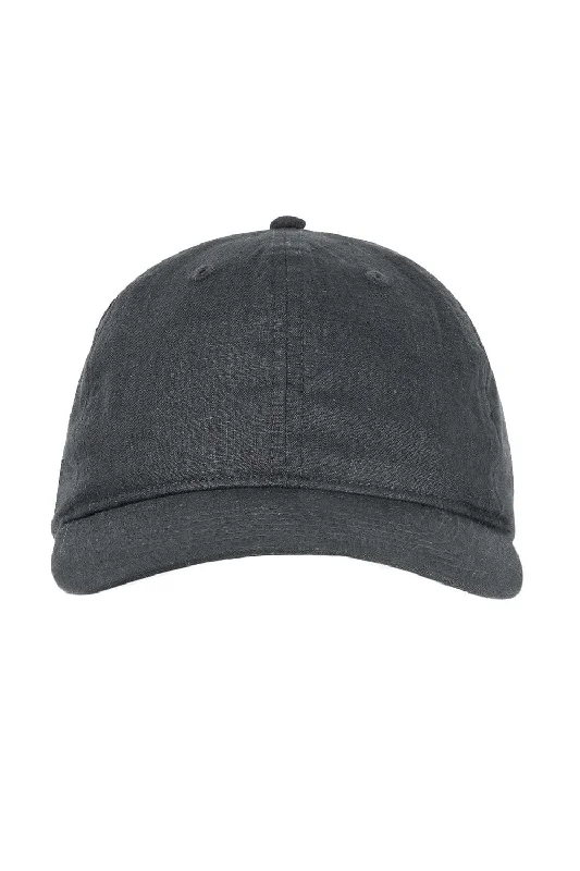 Mens hats with plush fabric-Econscious Mens Hemp Hero Moisture Wicking Adjustable Hat - Black