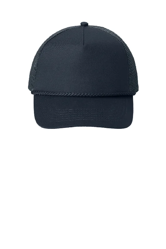 Mens hats for late nights-Port Authority Mens Snapback Hat - Navy Blue