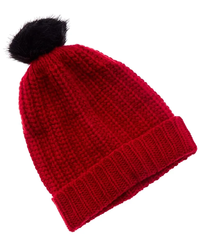 Wool hats for stylish headgear-Portolano Chunky Wool-Blend Beanie