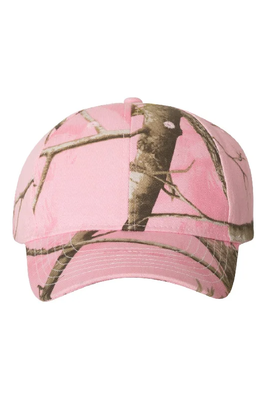 Mens hats for downtime-Kati Mens Camo Adjustable Hat - Pink Realtree AP