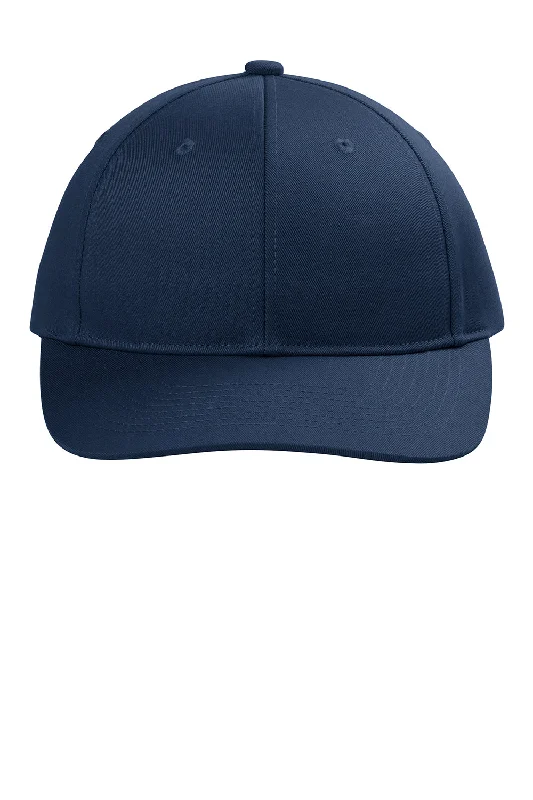 Mens hats with cool hues-Port Authority Mens Snapback Hat - True Navy Blue