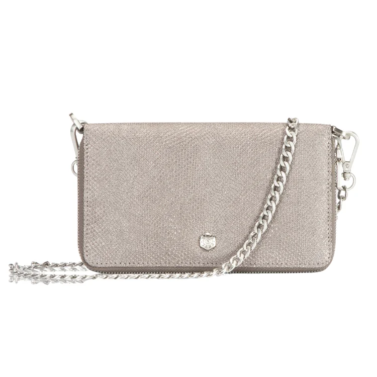 Beanies & Headbands with Cute Designs-Jekyll & Hide Chain Purse - Grey