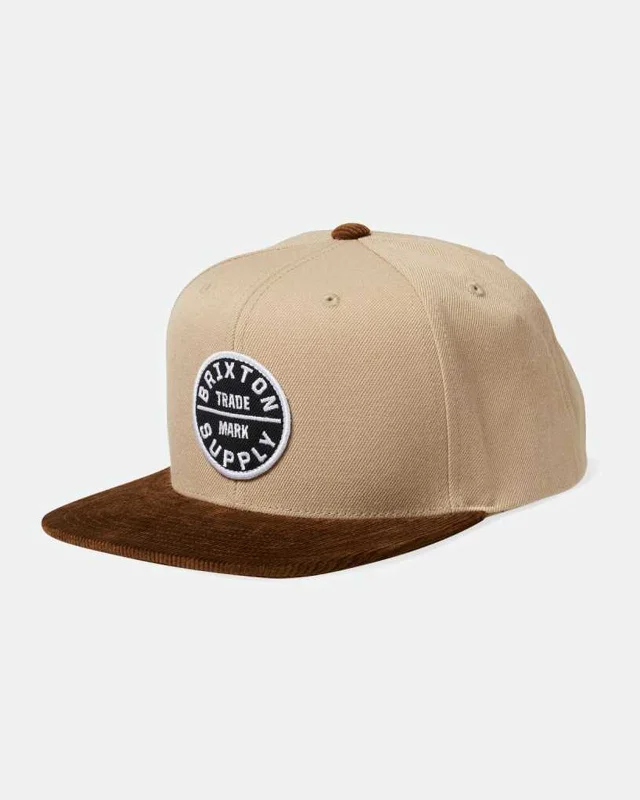 Mens hats with neutral tones-Oath III Snapback Hat