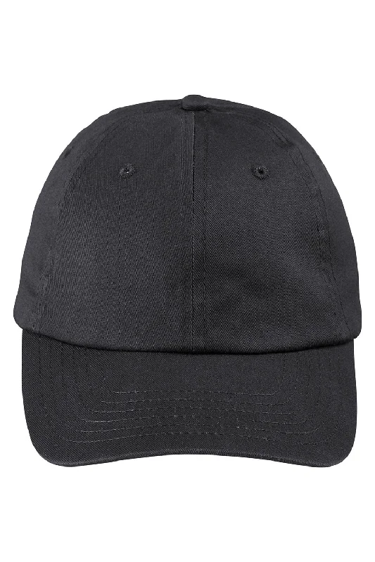 Mens hats for winter-Big Accessories Mens Snapback Hat - Black