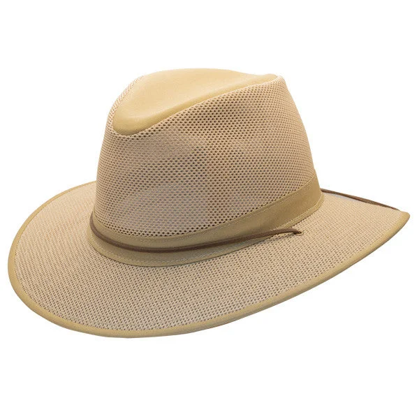 Sun hat for expos-Henschel - Aussie Packable Breezer® Safari Sun Hat