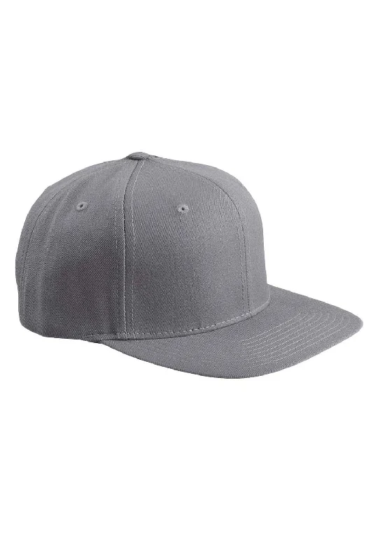 Mens hats for snowy conditions-Yupoong Mens Adjustable Hat - Dark Grey