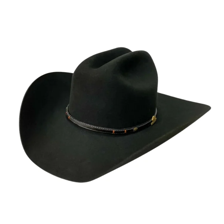 Beanies & Headbands with Short Band-Stetson Powder River Hat - Black