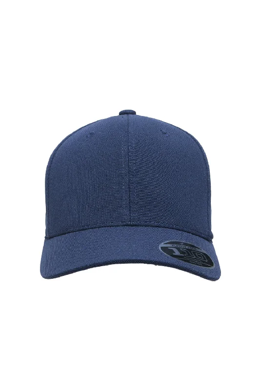 Mens hats with extra warmth-Team 365 Mens Cool & Dry Moisture Wicking Adjustable Hat - Dark Navy Blue