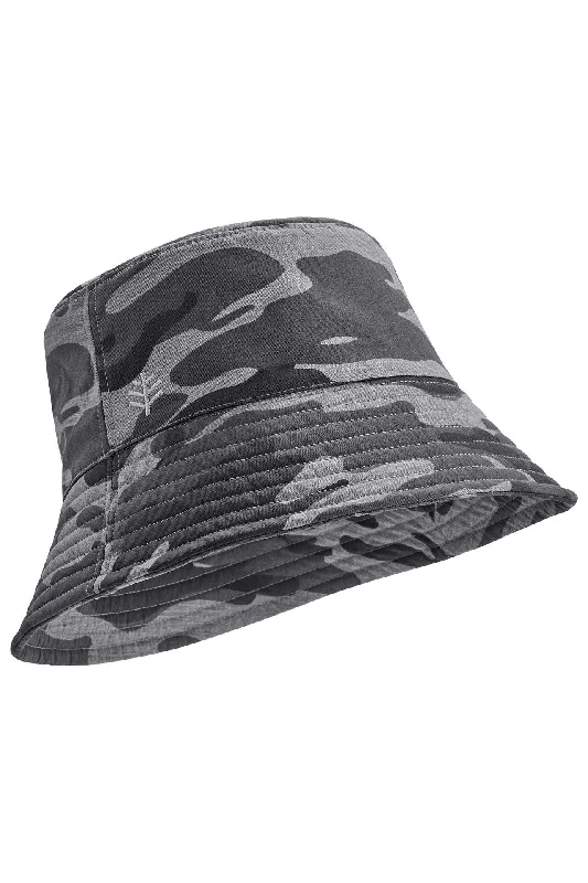 bucket hats for all-day stylish wear-Gavin Cotton Bucket Hat | Grey Modern Camo