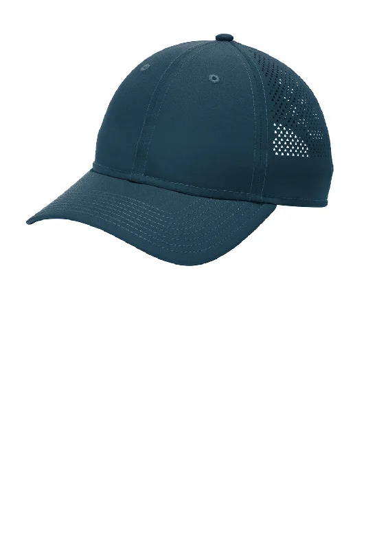 Mens hats with trendy designs-New Era Mens Adjustable Hat - Navy Blue