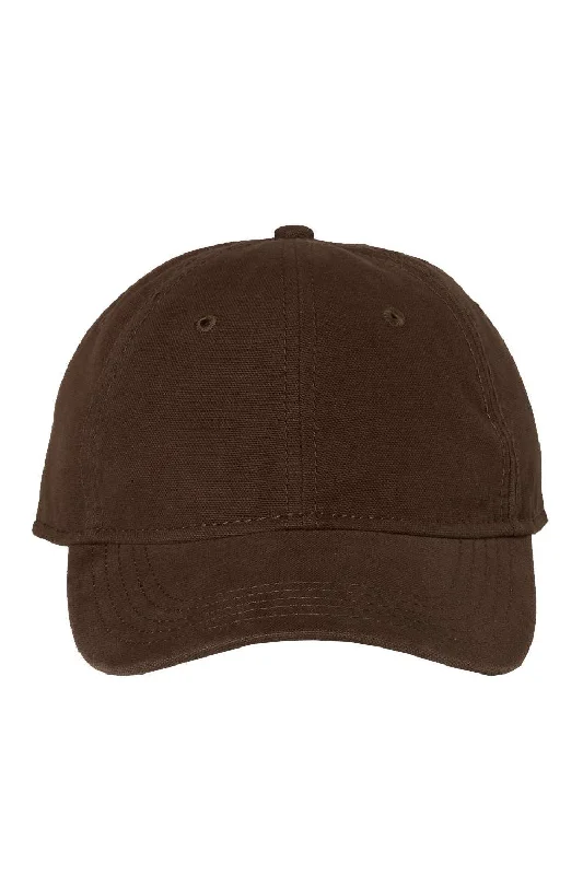 Mens hats for casual wear-Dri Duck Mens Highland Moisture Wicking Adjustable Hat - Tobacco Brown