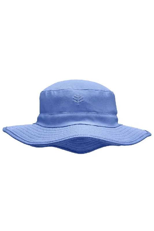 bucket hats for trendy, casual summer outfits-Kid's Surfs Up Bucket Hat | Aura Blue