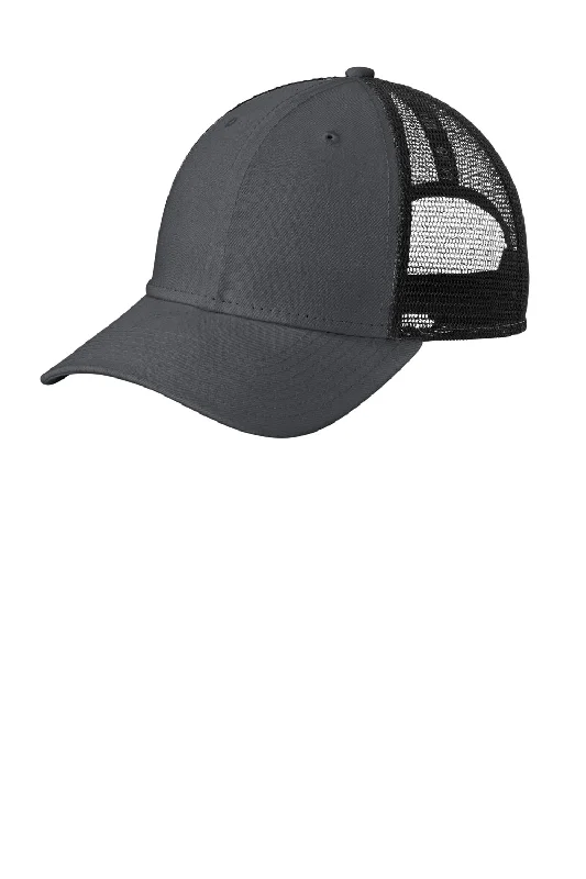 Mens hats with cozy texture-New Era Mens Recycled Snapback Hat - Graphite Grey