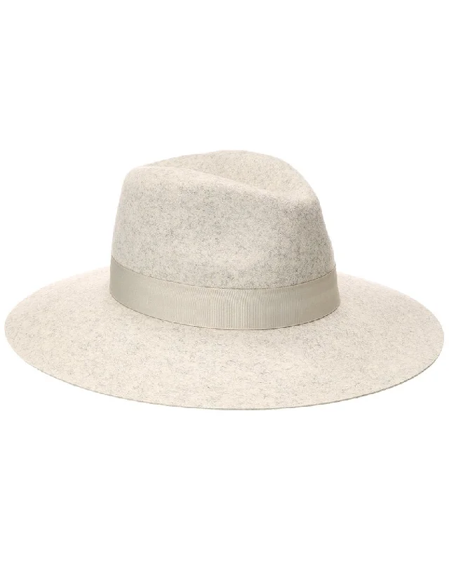 Wool hats for cozy chilly days-Phenix Wide Brim Wool Fedora