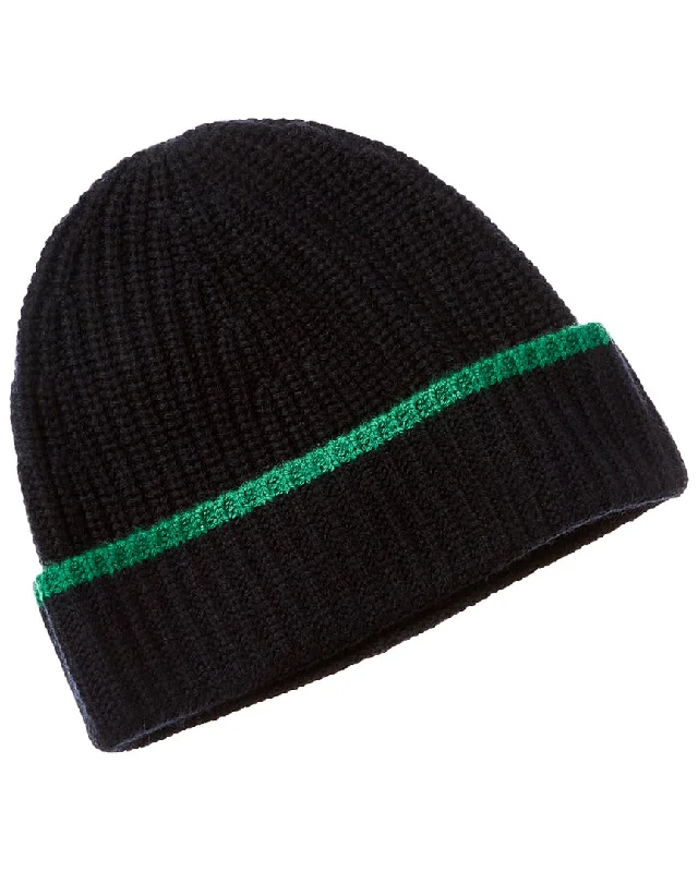 Wool hats for warmth on the go-Vince Shaker Tipped Cuff Knit Wool & Cashmere-Blend Hat