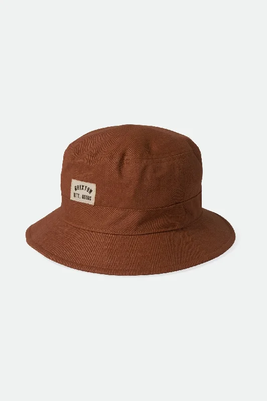 bucket hats for everyday wear with stylish sun protection-Woodburn Packable Bucket Hat - Terracotta Sol Wash