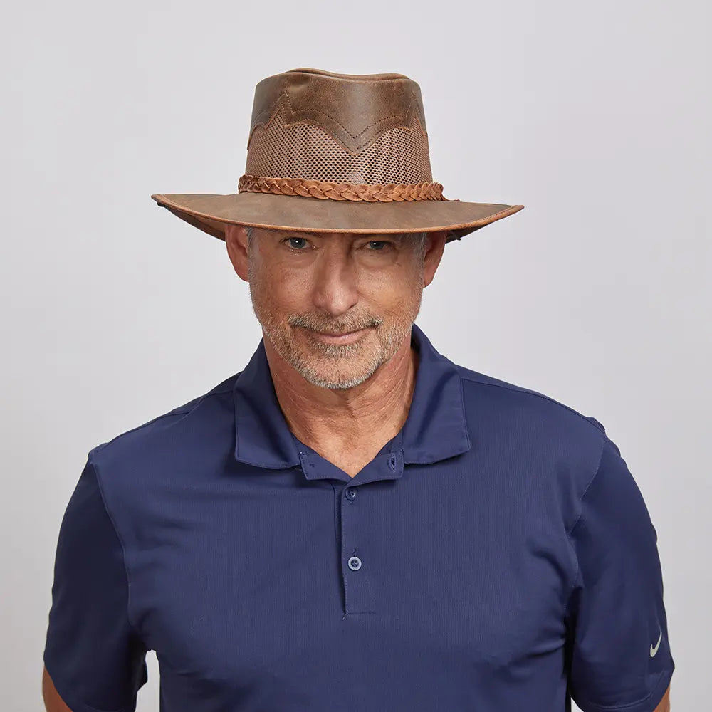 Sun hat for buns-Sirocco | Mens Wide Brim Sun Hat