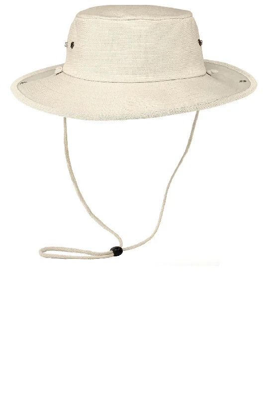 Mens hats for spring days-Port Authority Mens Outback Hat - Canvas