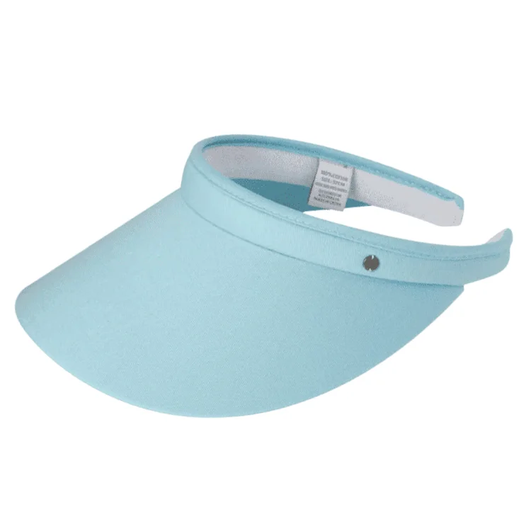 Beanies & Headbands for Icy Mornings-Kooringal Ladies Push On Visor Ellen - Sky Blue