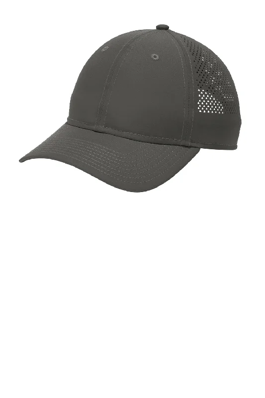 Mens hats for music festivals-New Era Mens Adjustable Hat - Graphite Grey