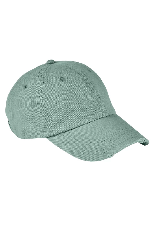 Mens hats for chilly evenings-Authentic Pigment Mens Distressed Adjustable Hat - Cypress Green