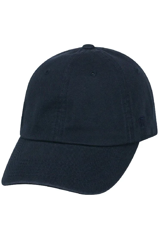 Mens hats for sunny outings-J America Mens Adjustable Crew Hat - Navy Blue