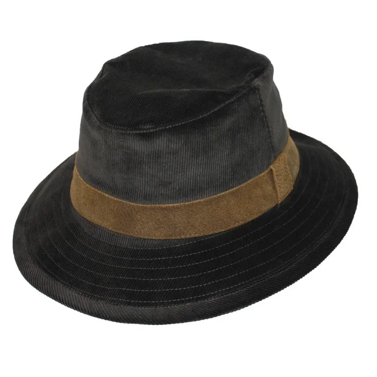 bucket hats for trendy sun-blocking headwear-Rigon Headwear Tyrone Bucket Hat - Charcoal