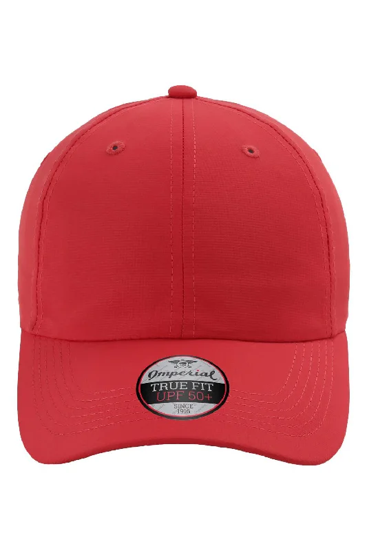 Mens hats with subtle tones-Imperial Mens The Original Performance Moisture Wicking Adjustable Hat - Nantucket Red