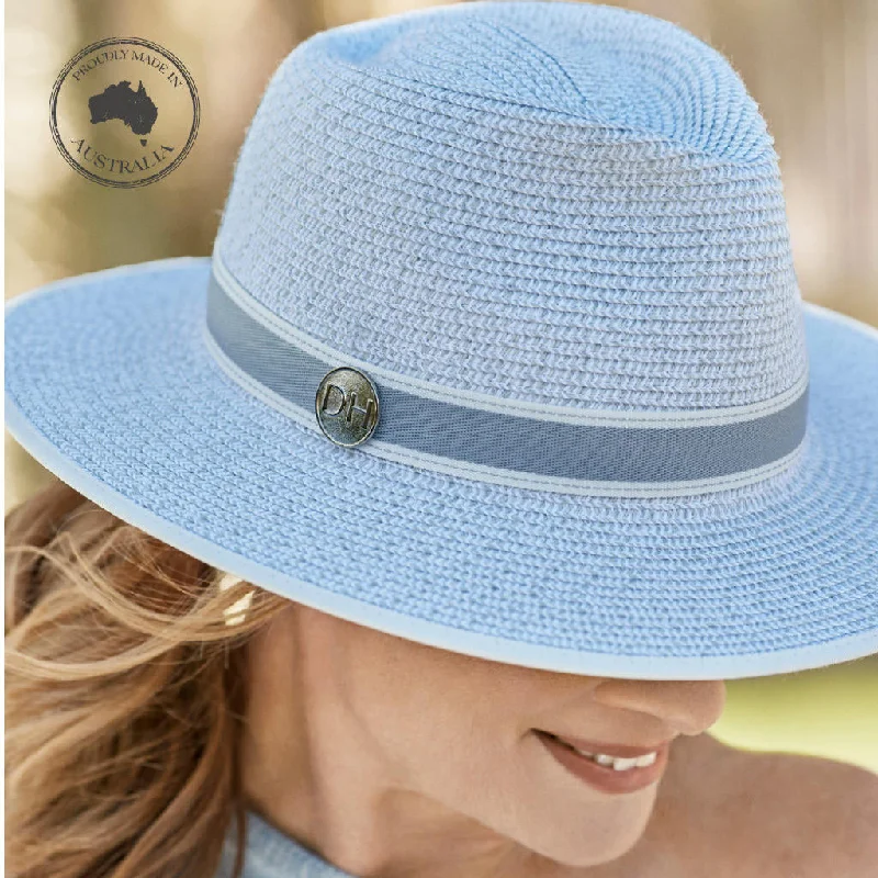 Beanies & Headbands for Outdoor Teams-Canopy Bay by Deborah Hutton Coolum Fedora - Mixed Grey