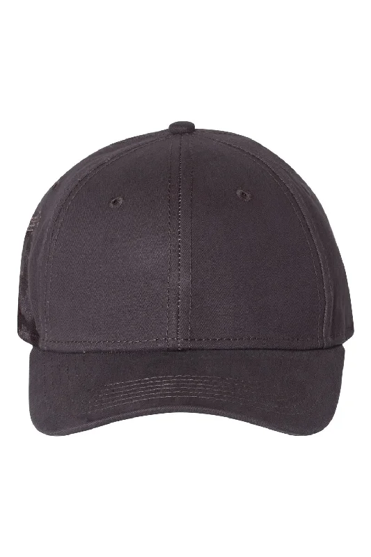 Mens hats for outdoor use-Dri Duck Mens Mining Adjustable Hat - Charcoal Grey