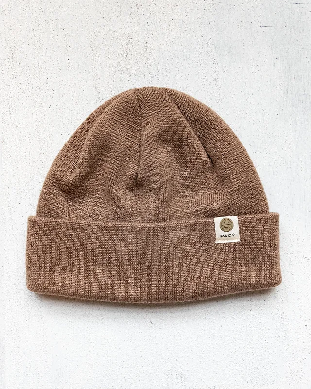 Beanies & Headbands for Hockey Fans-Porte Beanie - Taupe