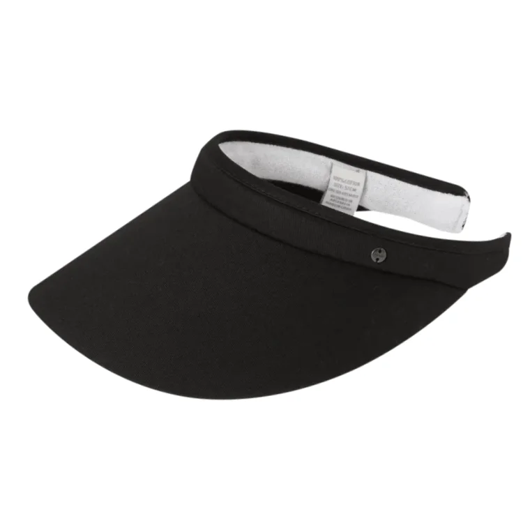 Beanies & Headbands for Frosty Weather-Kooringal Push On Visor - Black