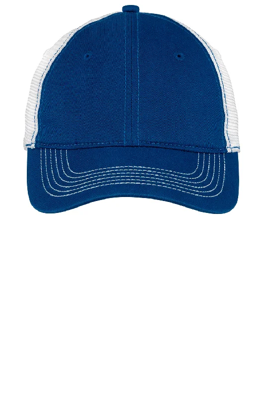 Mens hats for cool outfits-District Mens Adjustable Hat - Royal Blue/White