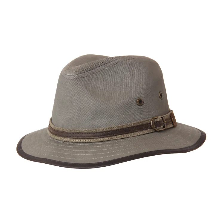 Beanies & Headbands with Fresh Graphics-Avenel Cotton Southport Adventure Hat- Khaki