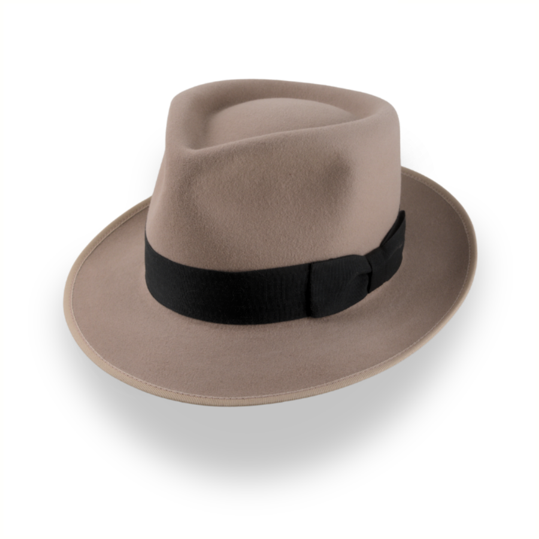 Mens hats with cool hues-Versatile Tawny Men's Fedora Hat in Rabbit Fur | The Archer