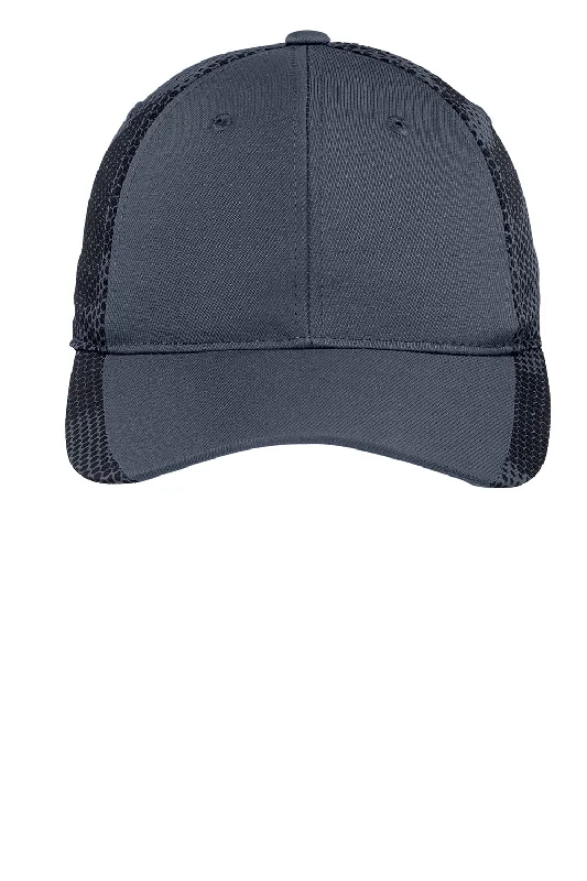 Mens hats for sharp outfits-Sport-Tek Mens CamoHex Moisture Wicking Adjustable Hat - Iron Grey