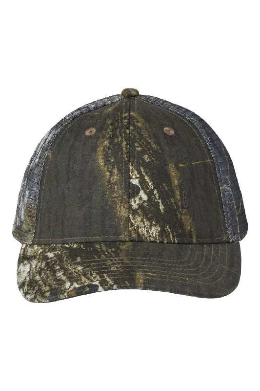 Mens hats for loungewear-Kati Mens Camo Mesh Back Adjustable Hat - Breakup/Breakup