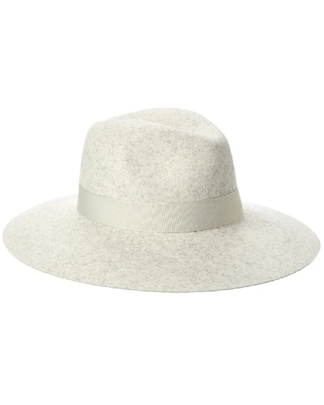 Wool hats for daily winter wear-Phenix Wide Brim Wool Fedora