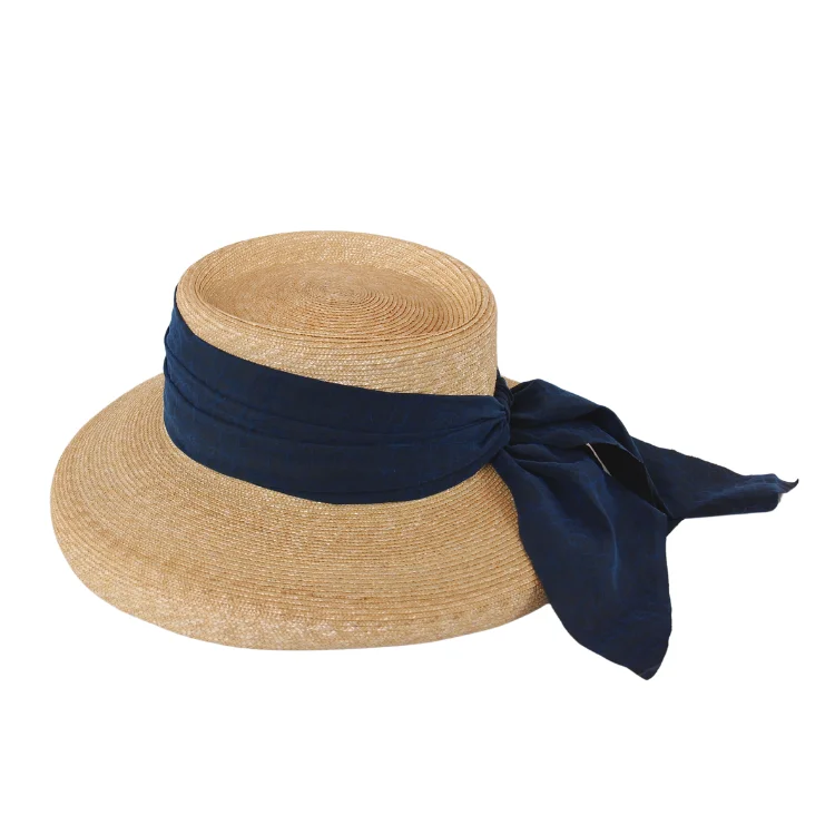 Beanies & Headbands for Team Sports-Mossant Paris Sylvie Straw Hat - Natural