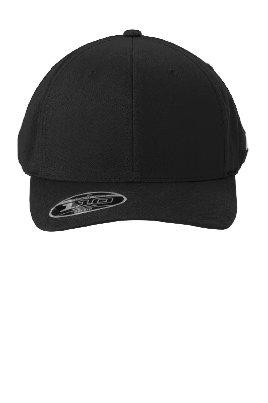 Mens hats for cold weather-TravisMathew Mens FOMO Solid Adjustable Hat - Black