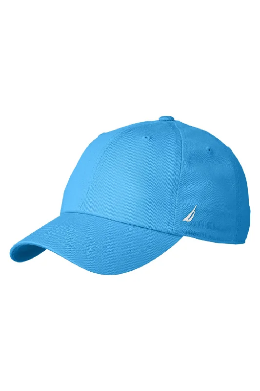 Mens hats for home relaxation-Nautica Mens J Class Adjustable Hat - Azure Blue