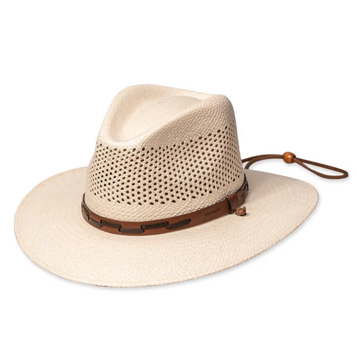 Beanies & Headbands for Senior Wear-Stetson - Airway Panama Safari Hat