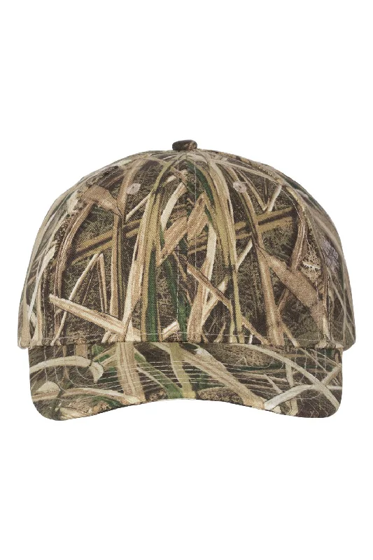 Mens hats for large sizes-Kati Mens Camo Adjustable Hat - Mossy Oak Shadow Grass