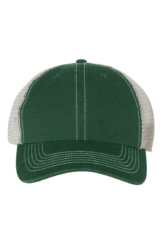 Mens hats for overnight trips-47 Brand Mens Trawler Snapback Hat - Dark Green/Stone