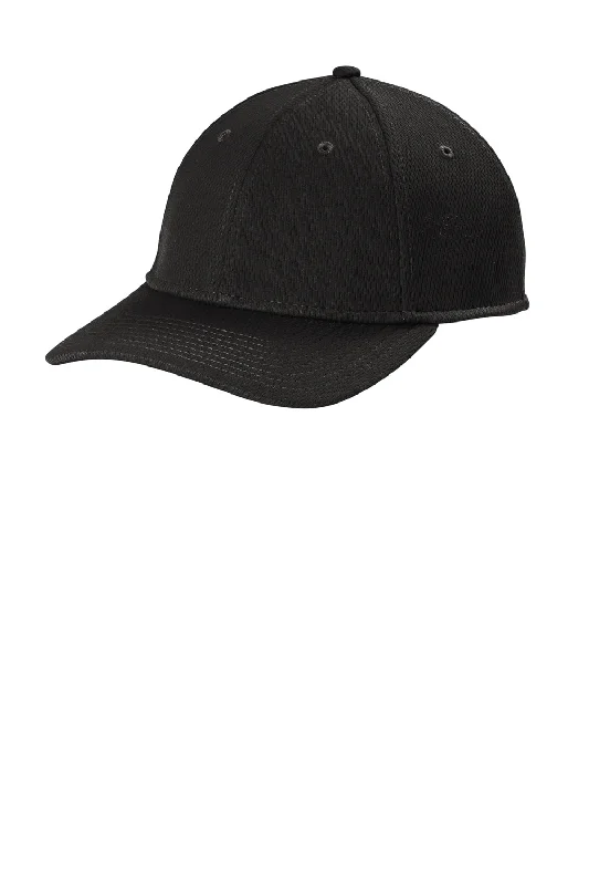 Mens hats with merino wool-New Era Mens Dash Performance Adjustable Hat - Black