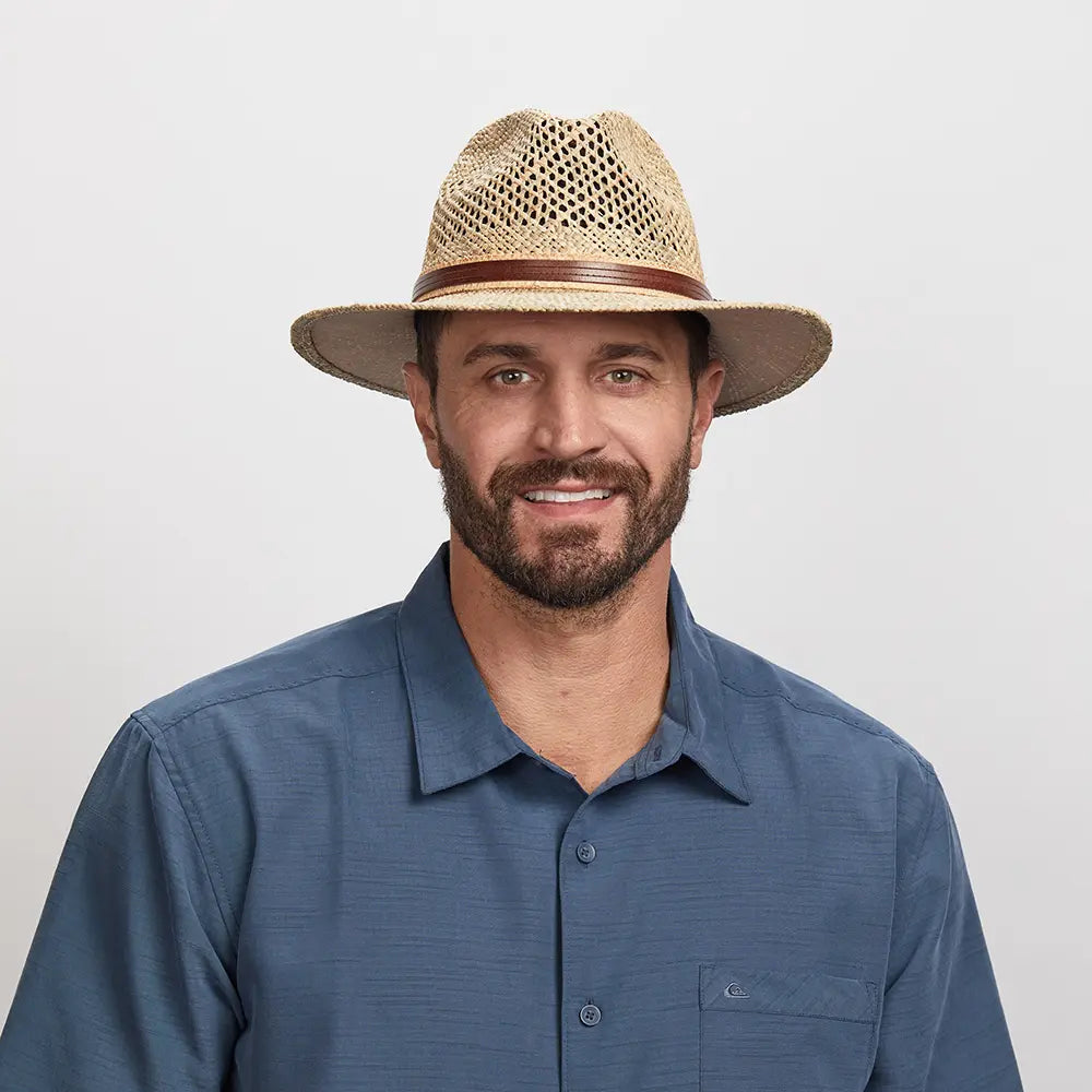 Sun hat for seasonal rotation-Seagrass | Mens Straw Sun Hat