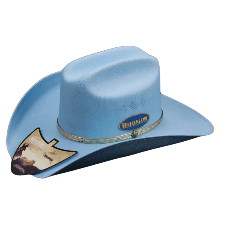 Beanies & Headbands with Simple Style-Brigalow Kids Cheyenne Western Hat - Light Blue