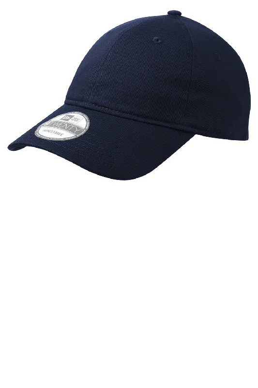 Mens hats for field sports-New Era Mens Adjustable Hat - Navy Blue