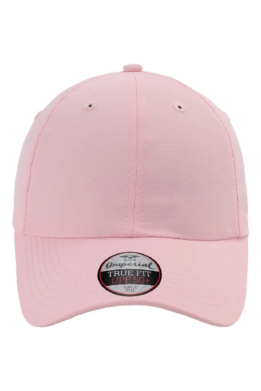 Mens hats with simple style-Imperial Mens The Original Performance Moisture Wicking Adjustable Hat - Light Pink