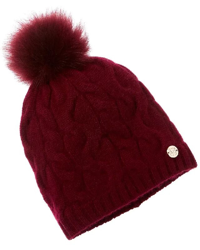 Stylish wool hats for winter fashionBruno Magli Ombre Cable Slouch Wool & Cashmere-Blend Beanie